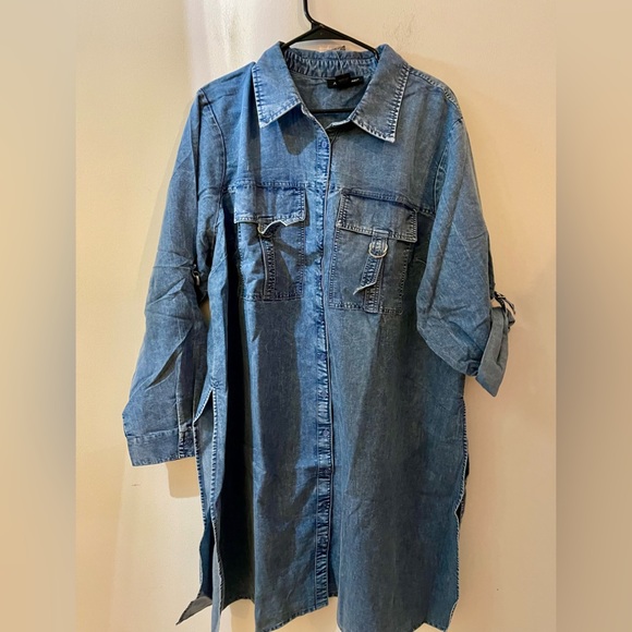 Brand New Denim Tunic / Dress Size 22 - Picture 9 of 11